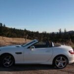 2012 Mercedes SLK350 Convertible Review Front View