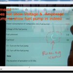 Autel low pressure fuel pump test issue