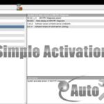 Close up of XENTRY v06.2023 activation window, highlighting simple activation text