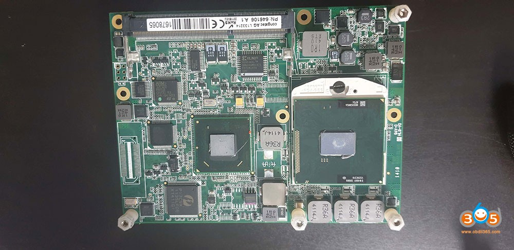 Disassembled C5 Xentry Connect showing internal components