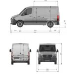 Mercedes-Benz Sprinter L1H1 technical diagram