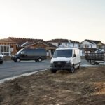 Mercedes-Benz Sprinter van lineup at dealership, highlighting the roomy mercedes benz sprinter van inside for various needs.