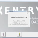 Mercedes Xentry software interface displaying vehicle diagnostic options