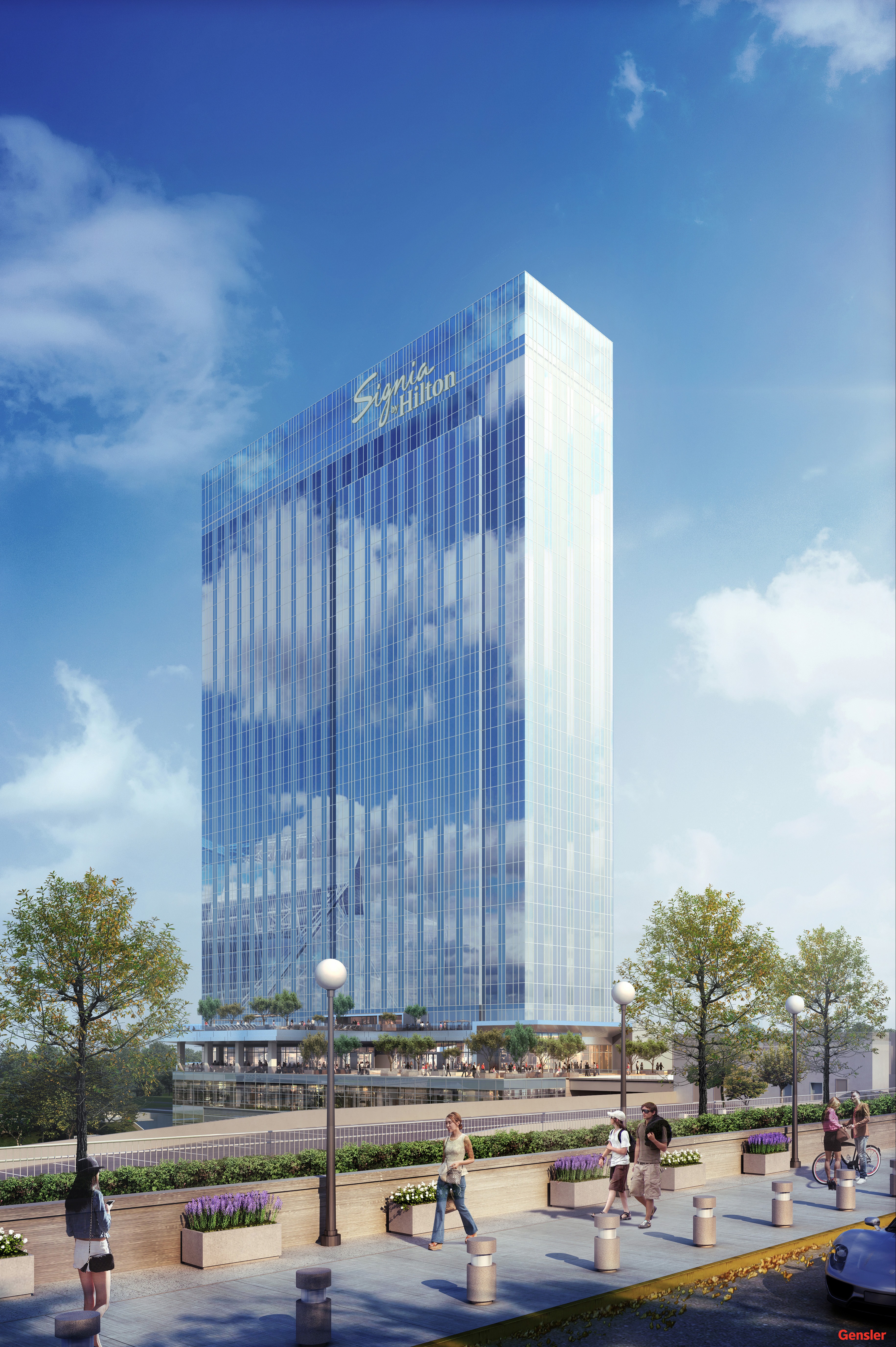 Signia by Hilton Atlanta Exterior - Daytime View near Mercedes-Benz Stadium