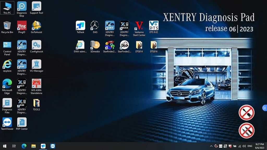 Xentry Diagnostics Software Interface